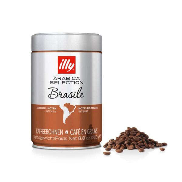 250g de Arabica Selection BRASILE en grains en boîte