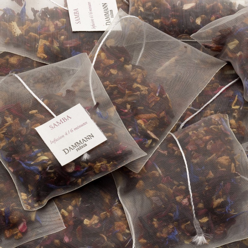 DAMMANN FRERES - BALI Tea - 24 wrapped crystal envelopped tea bags